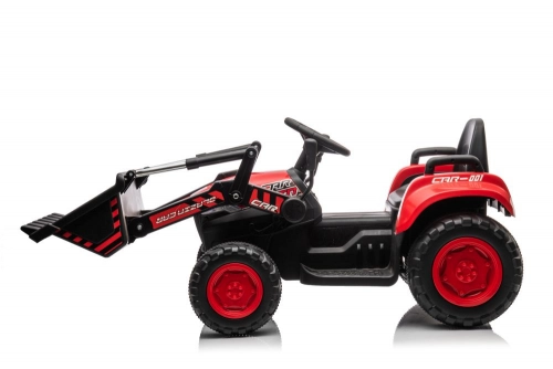 Bērnu elektriskais traktors ar kausu BW-X002A Red