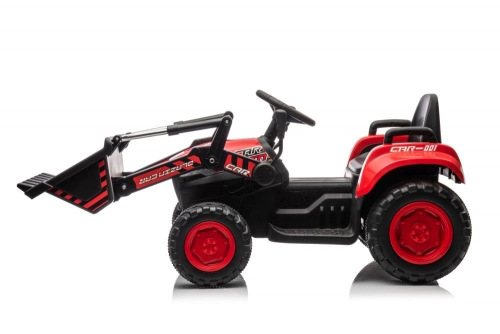 Bērnu elektriskais traktors ar kausu BW-X002A Red