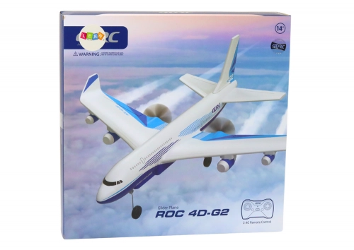 Remote Controlled Airplane R/C 4D-G2 Lights White