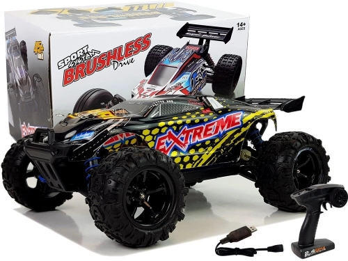 Remote Controlled Rally Car 1:18 Yellow ENOZE 9302E Speed 45 km/h