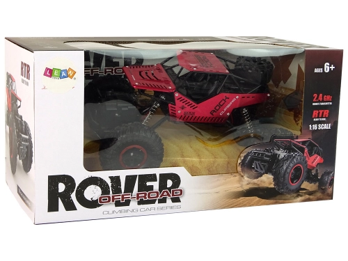 Remote Controlled RC Car 1:16 Black Red