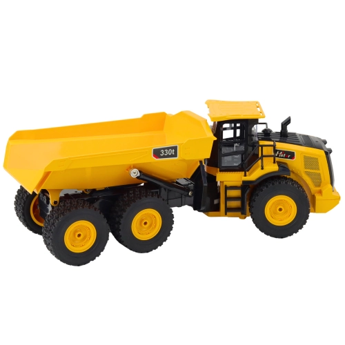 Remote Controlled RC Dump Truck Transporter Sounds 9CH 2.4G Yellow