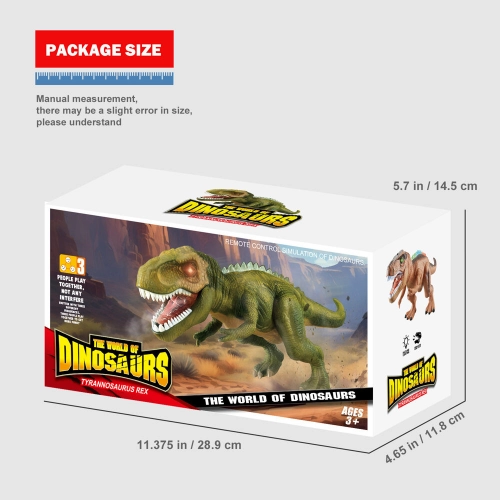 Remote Controlled T-Rex Dinosaur RC Lights Sound