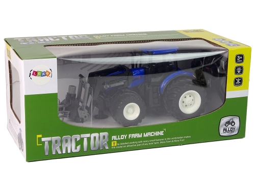 Remote-controlled tractor with grab handle Blue