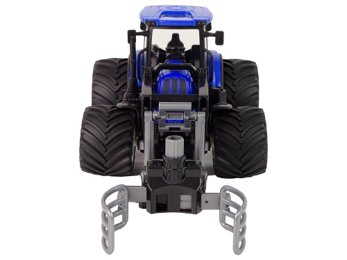 Remote-controlled tractor with grab handle Blue