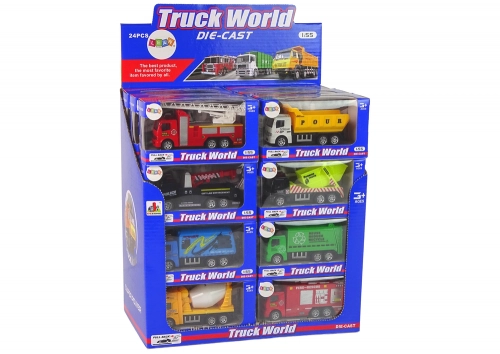 Resorak Cars Friction Drive 8 Models 1:55