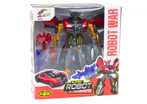 Robot Auto 2in1 Transformation Accessories Weapon Red