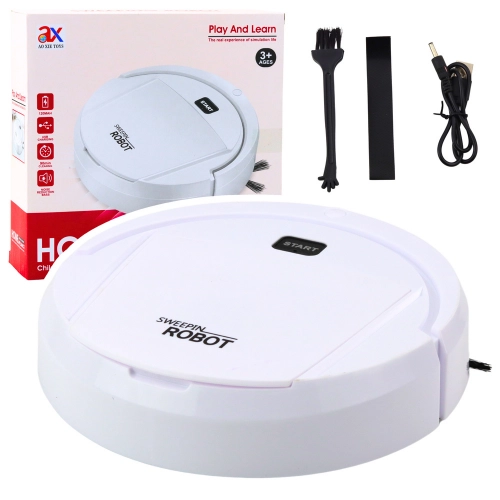 Robot Vacuum Cleaner Toy For Kids White