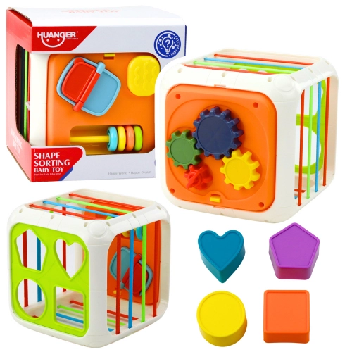 Sensory Cube Educational For Children Sorter Flexible Span Colored