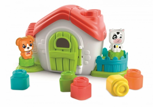 Sensory Farm House With Clementoni Blocks 17767
