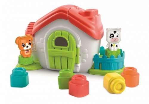 Sensory Farm House With Clementoni Blocks 17767