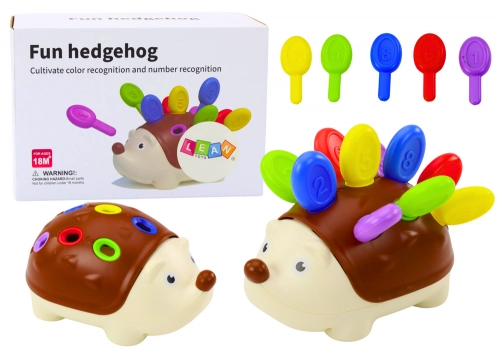 Sensory Hedgehog For Babies Colorful Number Sticks