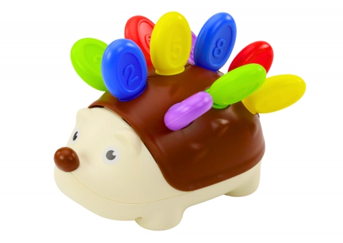 Sensory Hedgehog For Babies Colorful Number Sticks