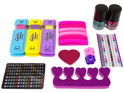 Set For Nail Art And Hair Decoration Casket