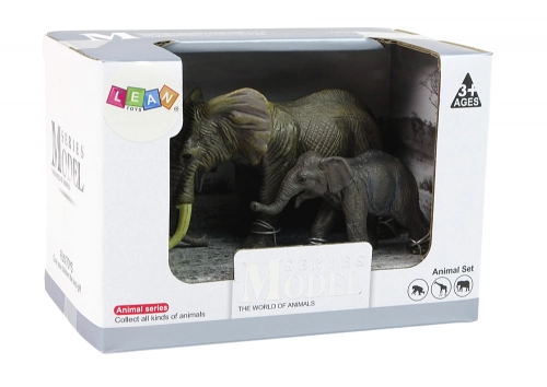 Set of 2 Elephant Figures Elephant with elephant from the Animals of the World series