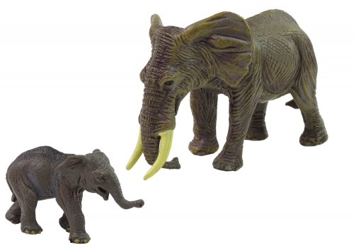 Set of 2 Elephant Figures Elephant with elephant from the Animals of the World series
