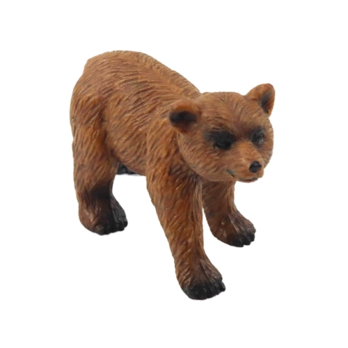 Set of 2 Figures Brown bear with cub  Forest Animals series
