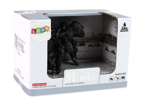Set of 2 Figures Gorilla with cubs Animals of the World Series