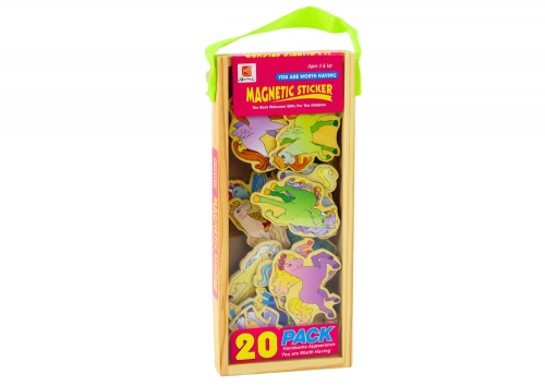 Set of 20 colored magnetic baubles