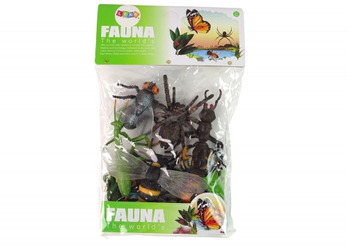 Set of 6 Insect Figures Insect Spider Bee