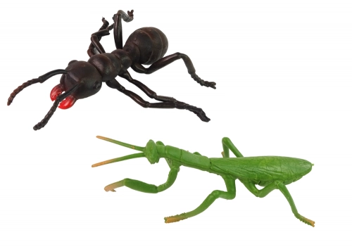 Set of 6 Insect Figures Insect Spider Bee