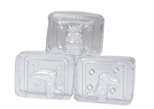 Set of Creative Artistic Birds 3D Plaster Paints