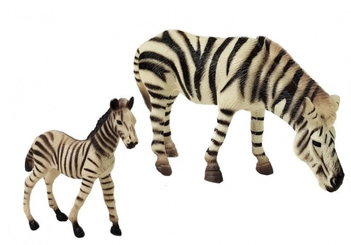 Set of figures Animals Africa Hippo Zebra