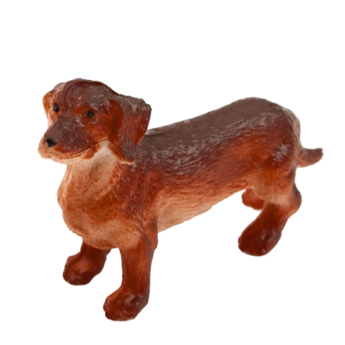 Set of Mini Figures Dogs German Shepherd Dachshund French Bulldog 4cm 6pcs
