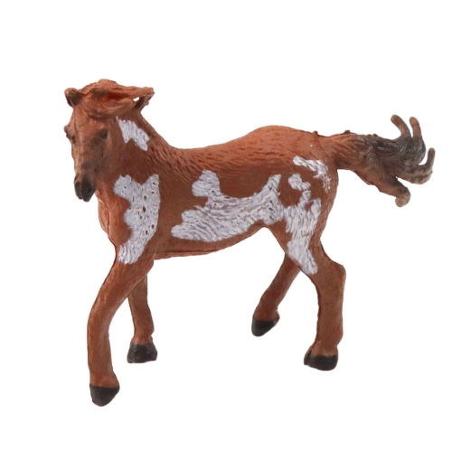 Set of Mini Figures Horse Breeds Brown Black Gray 5-6cm 6pcs