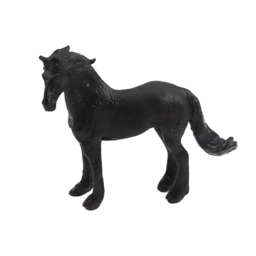 Set of Mini Figures Horse Breeds Brown Black Gray 5-6cm 6pcs