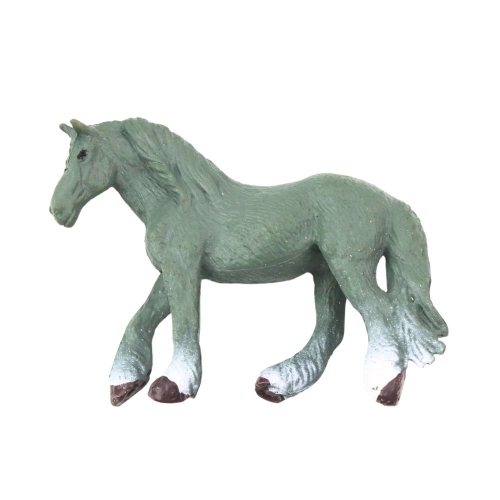 Set of Mini Figures Horse Breeds Brown Black Gray 5-6cm 6pcs