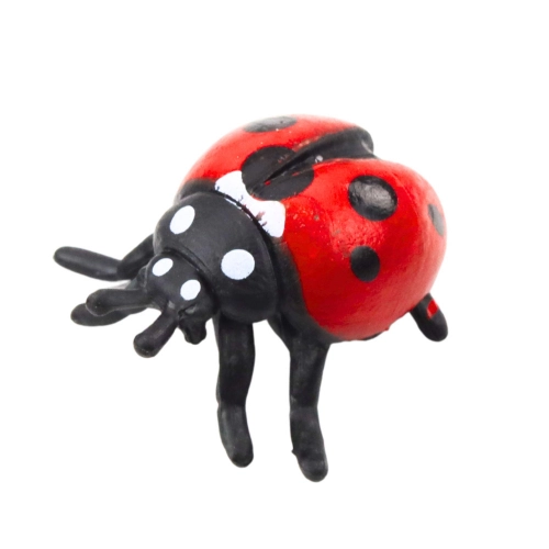 Set of Mini Figures Insects Wasp Mantis Ladybug 4-6cm 6pcs