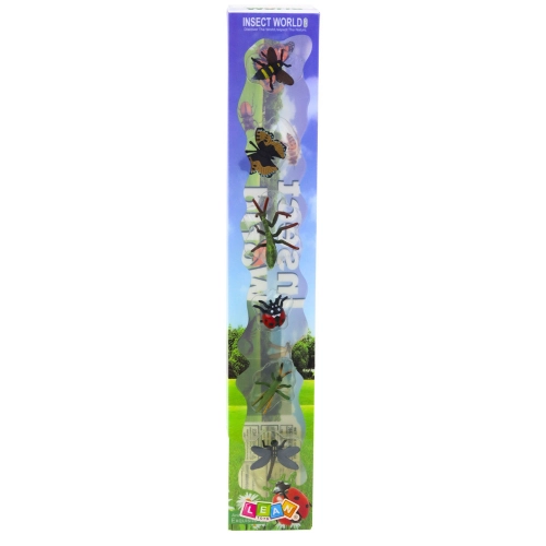 Set of Mini Figures Insects Wasp Mantis Ladybug 4-6cm 6pcs