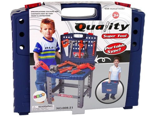 Set of Quality Tool for Children with a Case Driller Workbench