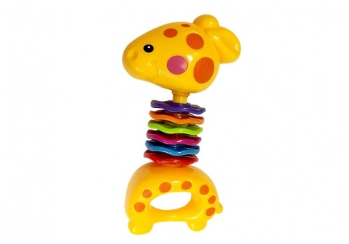 Set of Rattles Chews Coloured Animals Teddy Bear Frog
