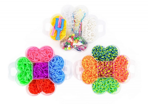 Set of Rubber Bands for Making DIY Bracelets 4500 Pieces