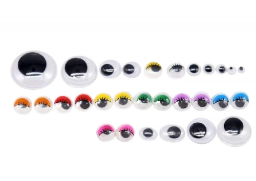 Set of Self-Adhesive Eyelets Movable Colorful Organizer 750 pcs.