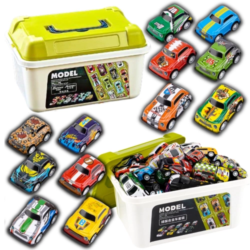 Set of springs in a suitcase, 30 pcs. Cars