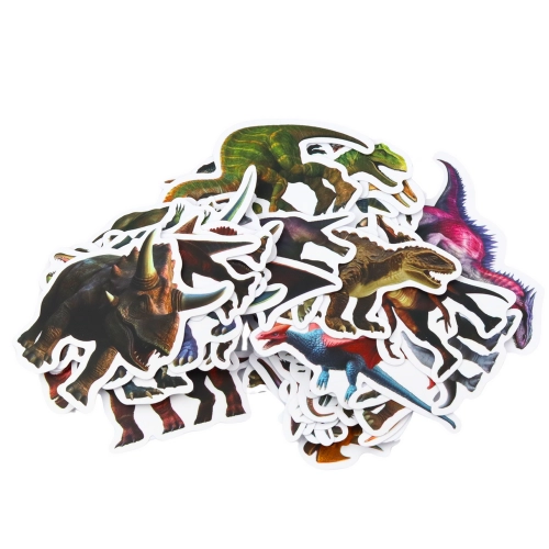 Set of Stickers for Children with Dinosaurs 4-7cm 50pcs