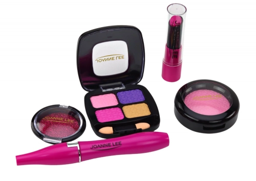 Set of Toy Cosmetics in a Pink Case