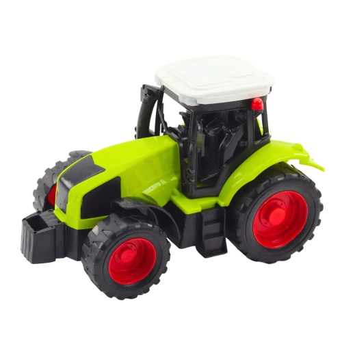 Set of Tractor Tractor Agricultural Baler Hay Baler Green