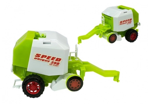Set of Vehicle Farmer Tractor