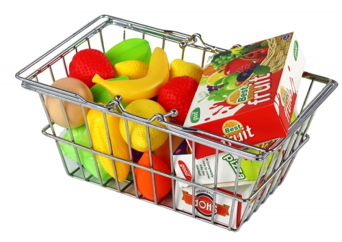 Shopping Basket for Vegetables Fruit Grocery Metal.