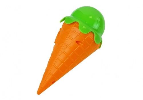 Skill Game Ice Cream in a Wafer. Colorful Pyramid Arrange the Tower