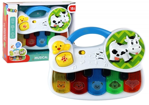 Small Piano For Toddlers, Animals, Lights, Sounds