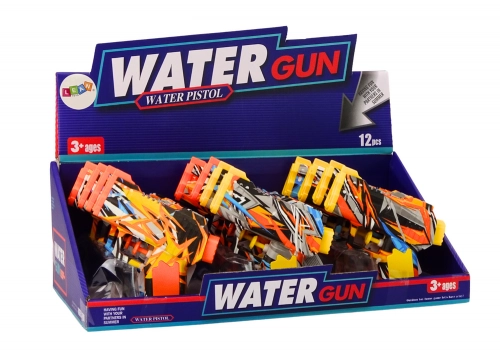 Small Water Gun Yellow Orange Grafitti