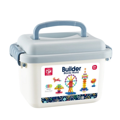 Snowflake Building Blocks Set in a Suitcase 140pcs
