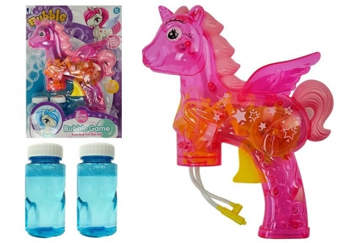 Soap Bubble Gun Unicorn Pink