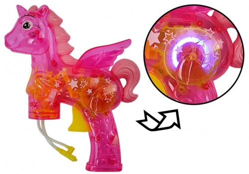 Soap Bubble Gun Unicorn Pink