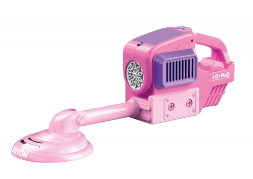 Soap Bubble Machine Lawn Mower Trimmer Two Fluids Pink